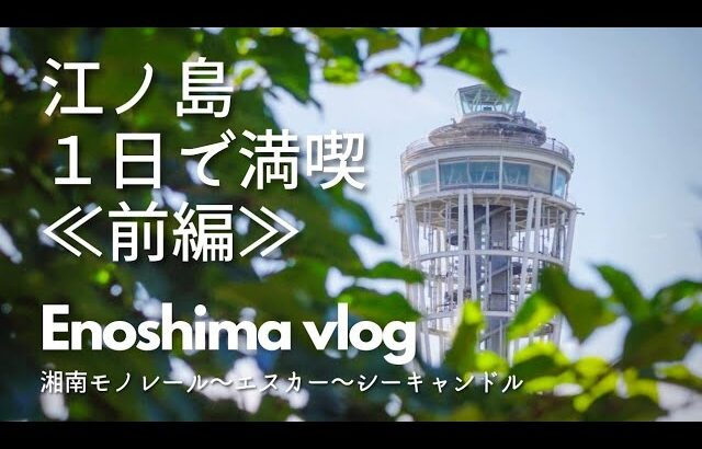 【アラフォー男子ひとり散歩】 江ノ島を１日で満喫。vlog。湘南モノレール。