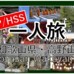 【HSP/HSS】【国内一人旅】幻想的な御逮夜と厳粛な旧正御影供の高野山　超シンプルゲストハウスに泊まるやっと長旅終了！HSS型HSP女一人旅