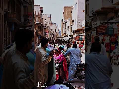 Pakistan🇵🇰Lahore旧市街を女一人旅で散策してみた。♪OverWorld Folk by PeriTune様 #travel #Pakistan #lahore #short