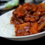 男一人で作るトマトの無水カレー