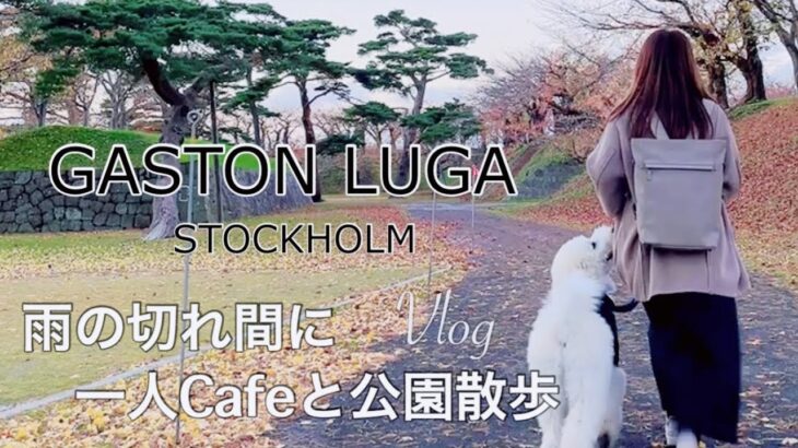 【50代主婦】VLOG/一人cafeデビュー/公園散歩/GASTON LUGAトーテレビュー/ブラックフライデー