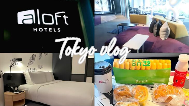 【Tokyo vlog】aloft銀座｜ひとりホテルステイ｜北海道購入品レビュー