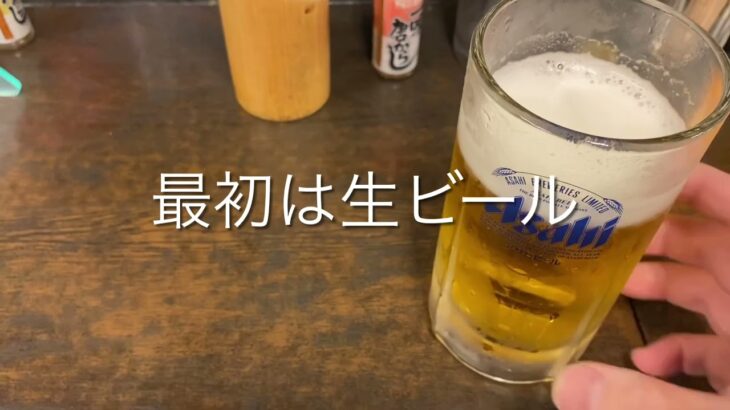 【立呑み】オッサンの一人飲み・もつ焼き・鶏ももタレ焼き・バイスサワー・にごり酒を堪能　#浅草橋 #立飲み #立呑み #一人飲み