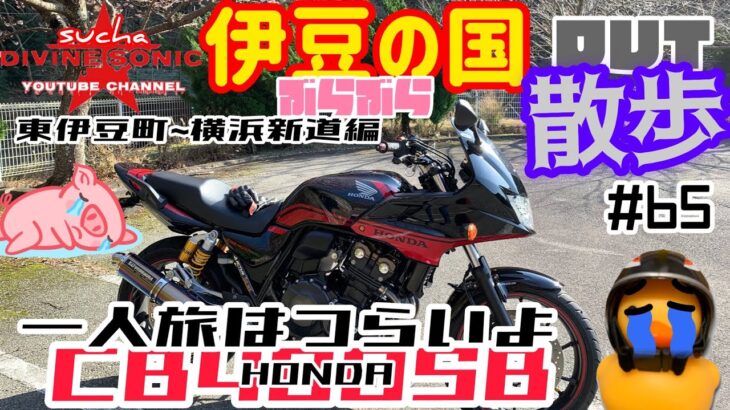 HONDA cb400sb で伊豆半島ざんねん散歩　なんだかんだあったよ一人旅【モトブログ】Divien Sonic sucha#65