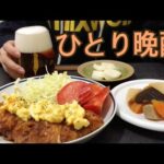 【ひとり晩酌】ゆる～い家飲みvlog おうち居酒屋で一人飲み🍺過去一美味しくできたチキン南蛮🐔～drinking alone at home in Tokyo