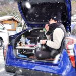 【冬の車中泊】極寒の猛吹雪の雪山へ 一人焼肉食べ放題を堪能 【プリウス/Prius】