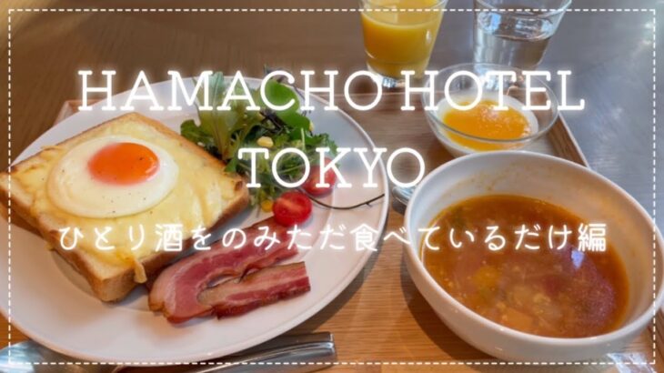 【おひとりさまホテルステイ】ひとりでダラダラ飲酒しながらくつろぐだけの動画【日本橋浜町HAMACHO HOTEL】