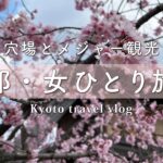 SUB【春の京都🌸女ひとり旅③】穴場＆メジャーの観光スポットを巡るゆったりとした最終日vlog【kyoto travel/japan travel】