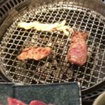 焼肉屋で一人焼肉をしてみた。はじめてせせりを食べました。うまい☆