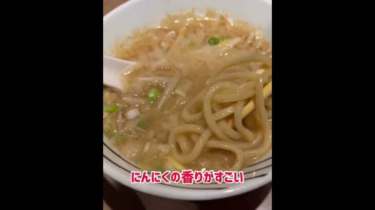 【ひとり飯】船橋駅近くのつけ麺一頂でにんにくつけ麺を食べる ショート版