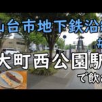 仙台市地下鉄沿線飲み【大町西公園駅】焼鳥日本酒飲みからの仙台名物冷やし中華締め