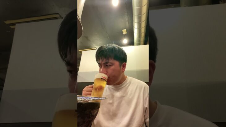 一人焼肉ビール