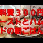 【ワンオペおひとりさまの休日】 朝はトーストとコーヒー    お金も時間も無いので普段は出不精