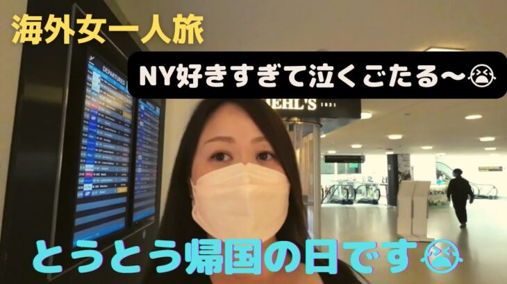 【海外女一人旅。とうとう帰国の日です。泣くごたる〜】