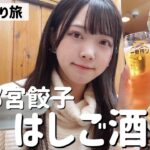 【宇都宮ひとり飲み】ぼっち女子が餃子の人気店ではしご酒。本場の餃子は最強だった。【栃木/一人旅/国内旅行】