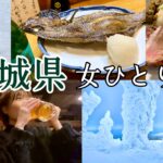 【女一人旅】樹氷･キツネ村･気仙沼飲み･仙台牛タン食べ比べ。予定通りいかない旅【宮城県】