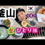 2024年2月【釜山 女一人旅④】地元の人に大人気のポンジョンテジクッパ！BIFF広場でシアホットク食べてゴボンミンキンパをお持ち帰りしまーす