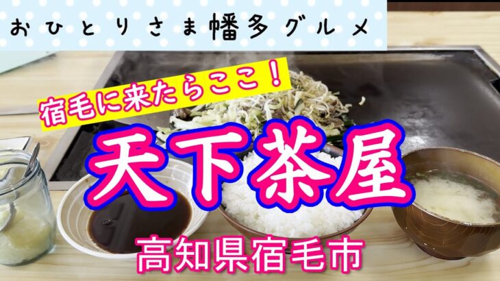 【高知県宿毛市】美味しすぎる特製ダレ「天下茶屋」vlog