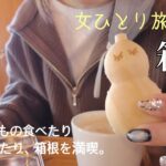 【女ひとり旅/箱根】カフェ巡り、のんびり散歩したり、温泉入ったり、おいしいもの食べたりした日帰り旅　　　＃ソロ旅　＃女一人旅　＃trip 　＃グルメ　＃観光　＃国内旅行　#日帰り旅行