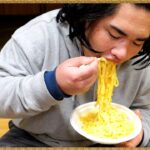 【相撲飯】穏やかなひとり飯 ／ オムライス・カルボナーラ・ファミチキ・ヨーグルト