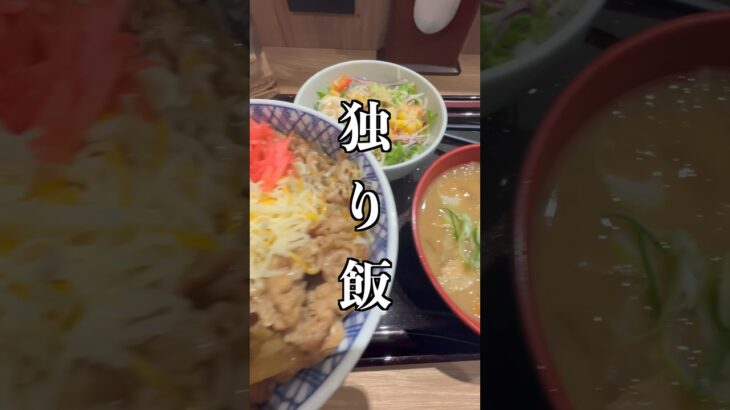 【独り飯】吉野家の豚汁美味すぎな！！！#ベラナイト #語り #騒音のない世界 #飯テロ #吉野家 #豚汁 #牛丼 #ひとりごはん #紅生姜