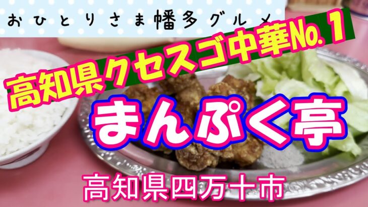 【高知県四万十市】出される料理は店主しだい「まんぷく亭」vlog