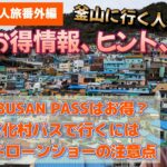 【釜山女一人旅2024】〈番外編〉釜山に行く人必見！観光のお得情報、甘川文化村バス移動のヒント&裏話｜ナレーションと旅する｜