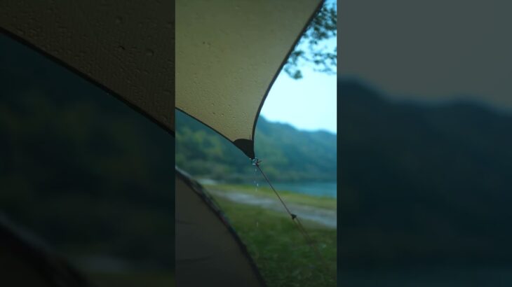 s久しぶりのソロキャンプは雨のようです。さすがだぜ…#キャンプ#キャンプギア#露营#캠프#ตั้งแคมป์
