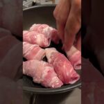 みょうがの肉巻き#ひとりごはん #簡単レシピ #簡単男飯 #男子ごはん #男子ご飯