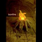 焚き火のフィギュア手のひらサイズ　#bonfire #焚き火 #キャンプ #fire #camping #ソロキャンプ #healing