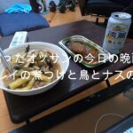 腐ったオッサンのある日の一人飲み　　カレイの煮つけと鳥とナスの炒め物