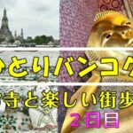 【旅】24夏 女ひとりバンコクの旅 お寺観光と楽しい街歩き