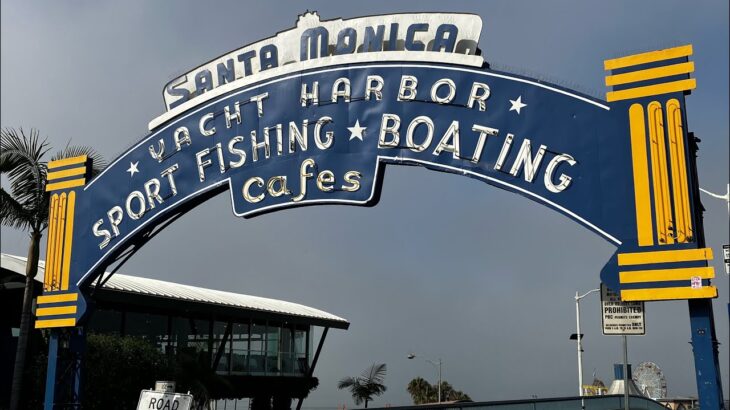 SANTA MONICA PIER Walking                           サンタモニカピアお散歩　　　　　　　　　　　　ロサンゼルス一人旅