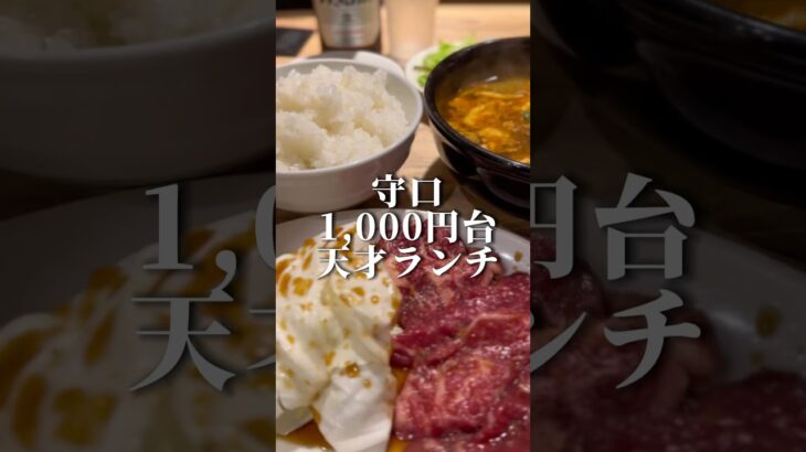 大阪守口【コスパ最強焼肉ランチで一人昼飲み】