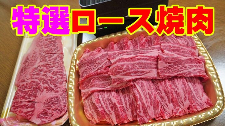 牛ロース焼肉で晩酌【一人焼肉】秋の肉祭り晩酌！ライフの牛ロースステーキ＆牛肩ロース肉で焼肉やってみた！≪焼肉≫≪肉≫≪飯≫