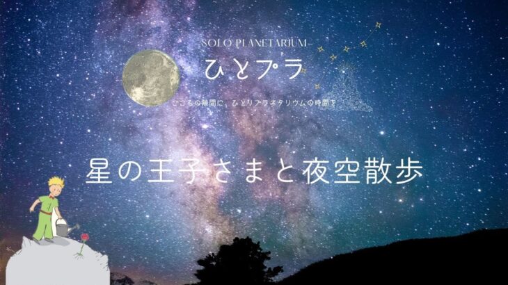 星の王子さまと夜空散歩🤴💫一人でゆっくり癒される至極の時間