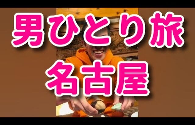 【孤独な男ひとり旅】名古屋駅/ぼっち男の名古屋グルメ・観光ひとり旅【名古屋旅行】栄駅　豊田駅　名古屋市　パルコ　ポケモン　昼飯　ランチ　ご飯　名物　おすすめ　観光地　３０代　vlog 日常　在住生活