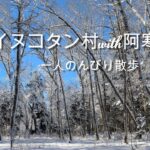 北海道　アイヌコタン村と阿寒湖　一人散歩してみた