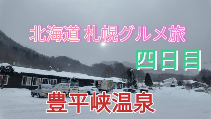 北海道 札幌グルメ旅 四日目 豊平峡温泉 おひとりさま誕生日パーティー 札幌雪まつり