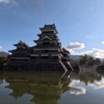 おじさん一人旅🐈🔖朝のお散歩松本城まで🏯