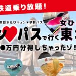 【女ひとり旅】キュンパス2025東北旅-盛岡/仙台編- ●万円分得しちゃった！【女子鉄道旅】