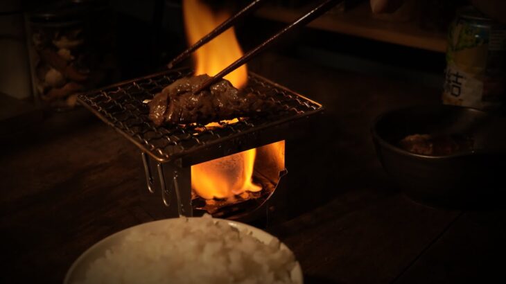 【ASMR】一人焼肉晩ごはん。