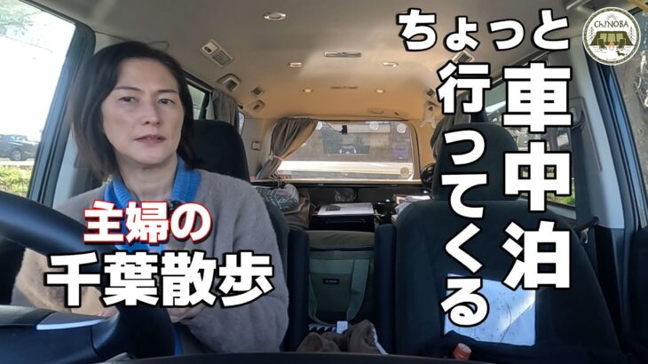 【車中泊旅】主婦の休日 一人気ままに千葉散歩♪○○が間近で見れて大興奮！【千葉旅総集編】